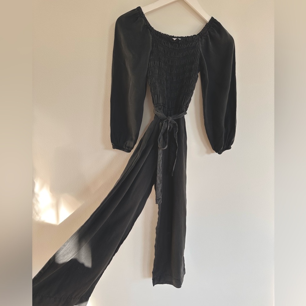Bella Dahl Girl Wide Leg Crop Jumpsuit size 8